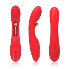 Wibrator Punktu G Fishhook Red Dual-point Vibration B - Series Joy Czerwony | 100% ORYGINAŁ| DYSKRETNA PRZESYŁKA